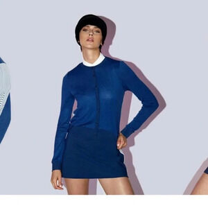 . New! Foray golf navy blue sweater sz L